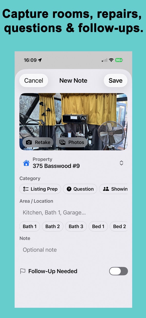 Property Photo Notes screenshot 2