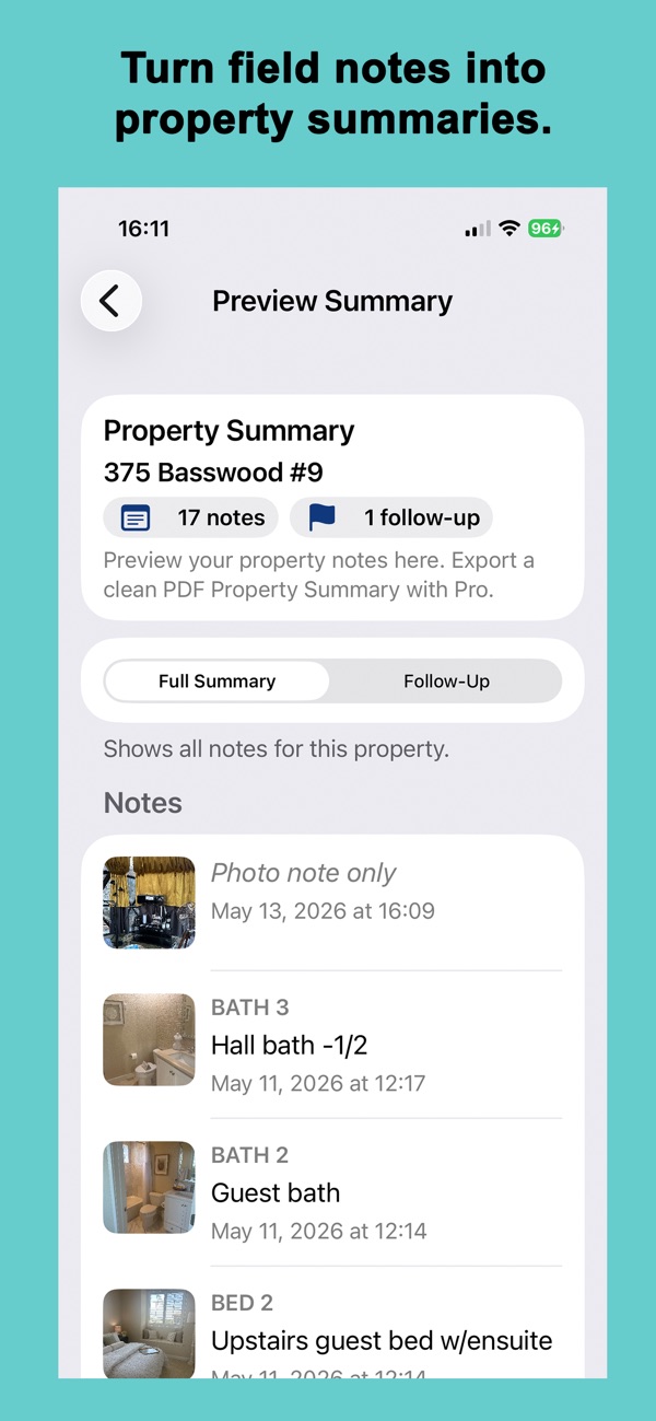 Property Photo Notes screenshot 4